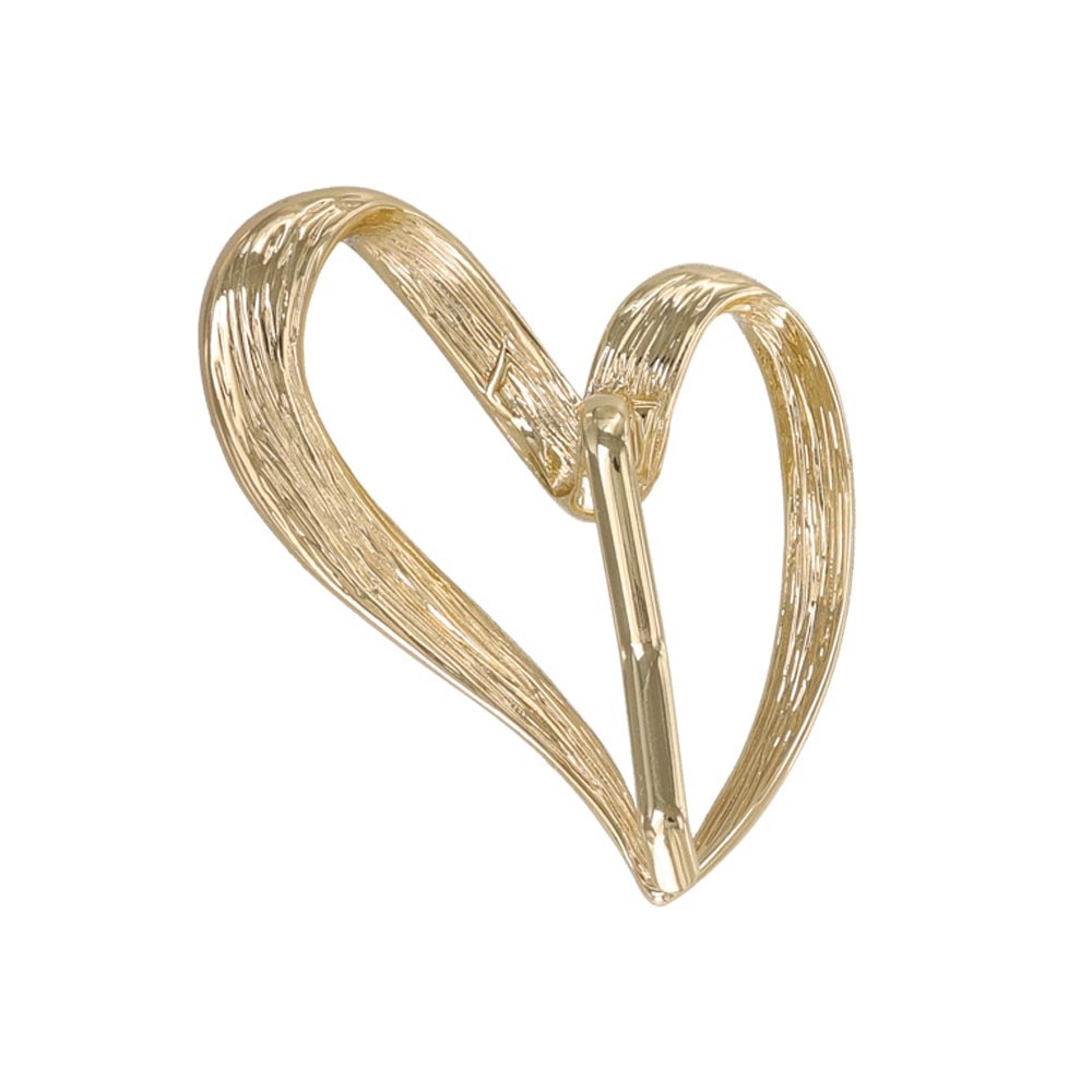 ヘアカフ メタル シェル ライン ハート