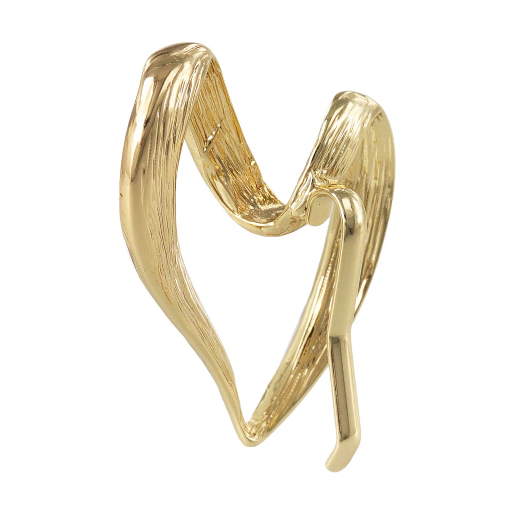 ヘアカフ メタル シェル ライン ハート