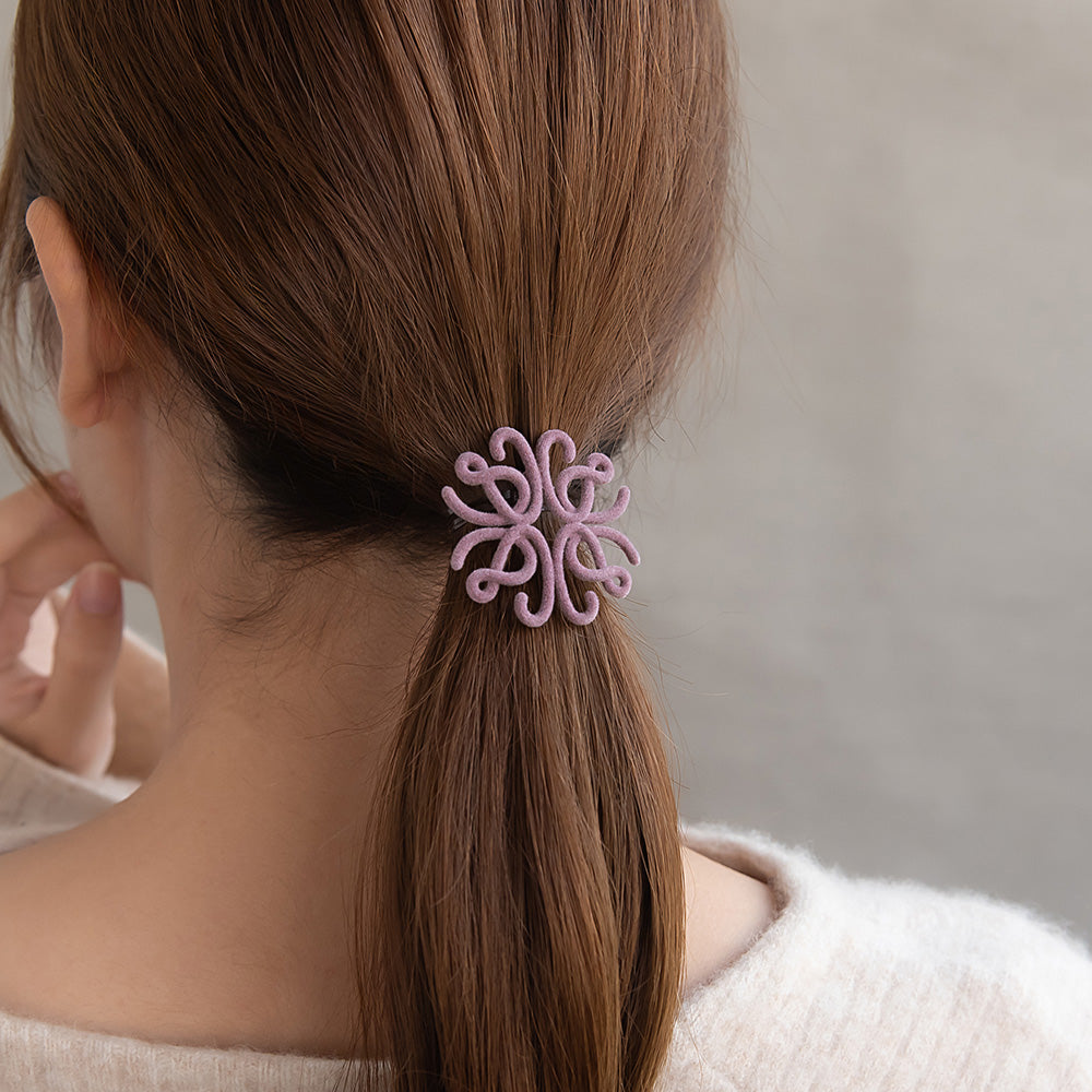 ヘアカフ フロッキー ライン カラー 透かし