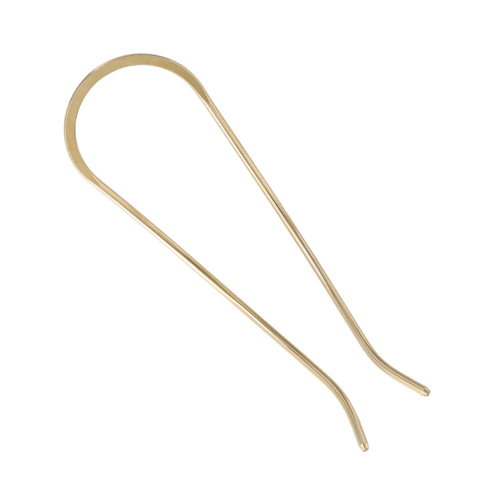 かんざし hair stick メタル U字 カーブ ヘアコーム ヘアスティック