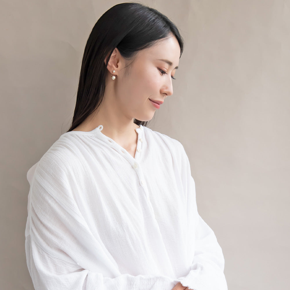 樹脂ピアス ニッケルフリー プラパール メタル 2way バックキャッチ スタッドピアス