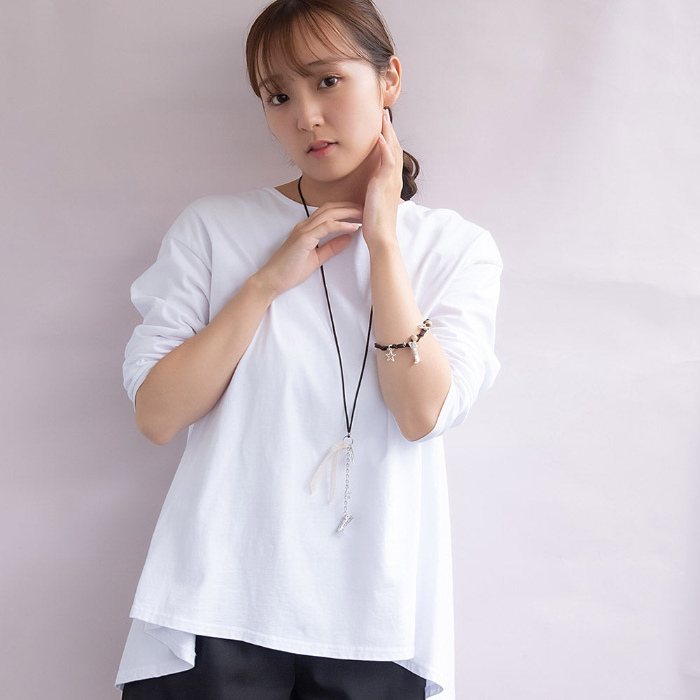 ネックレス yura ウエスタンブーツ スター レース チェーン コード ロングネックレス