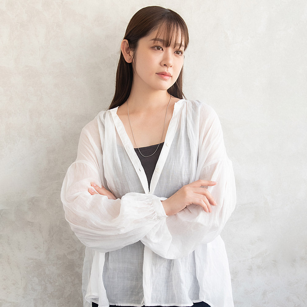 ネックレス ステンレス スネークチェーン ロングネックレス