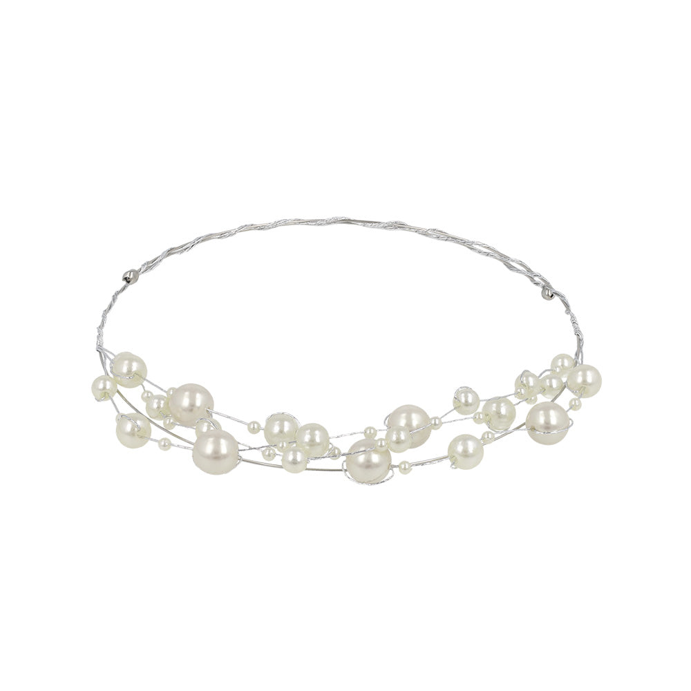 Classy ネックレス ニッケルフリー パール チョーカー ネックカフ