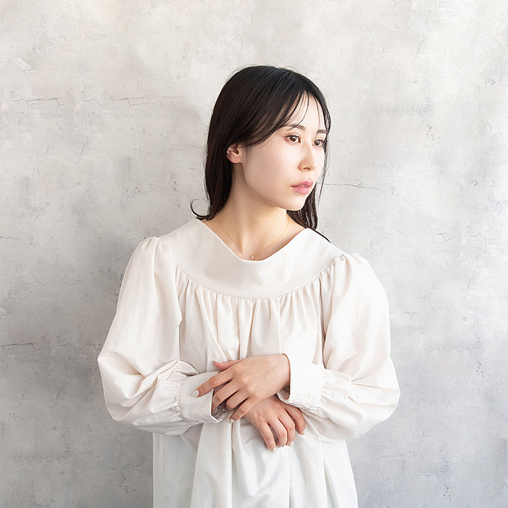 ネックレス ニッケルフリー メタル ロンバス フラワー 花 ミニ ストーン チェーン プチネックレス
