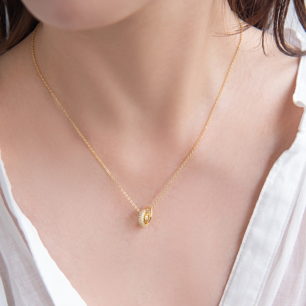 ネックレス ニッケルフリー キュービックジルコニア プチネックレス