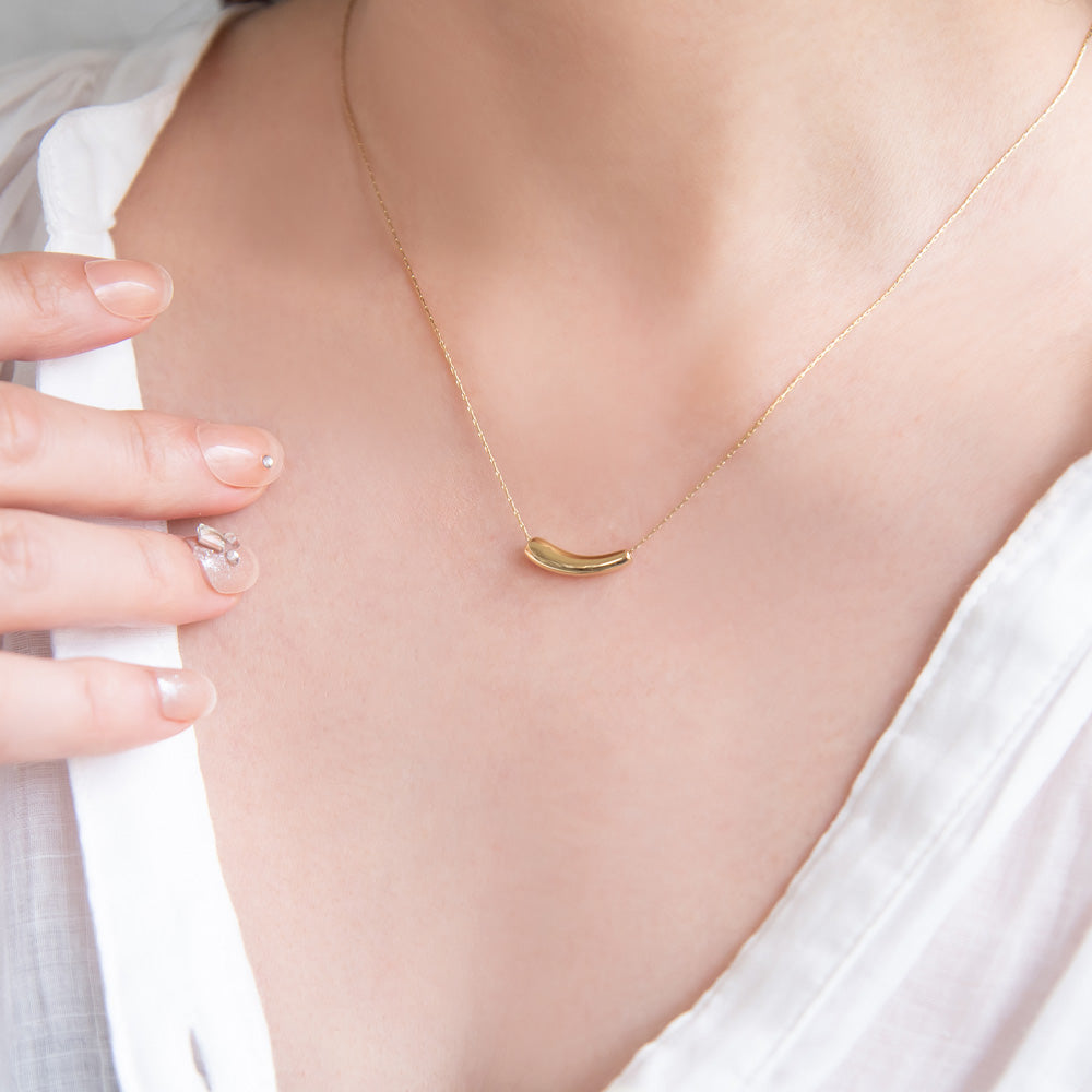 ネックレス ステンレス メタル プチネックレス