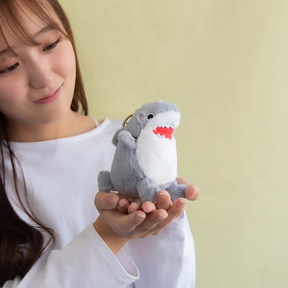 バッグチャーム ぬいぐるみ サメ アニマル キーホルダー