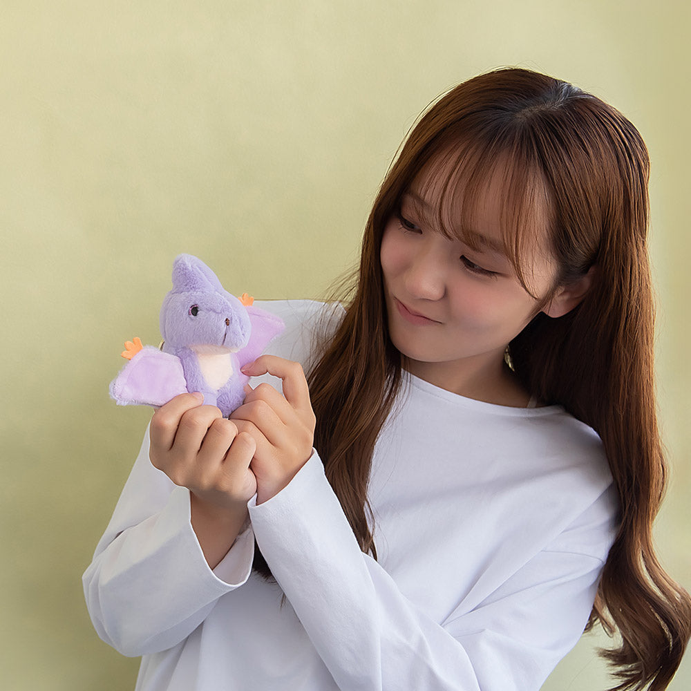 バッグチャーム ぬいぐるみ 恐竜 プテラノドン ステゴサウルス キーホルダー