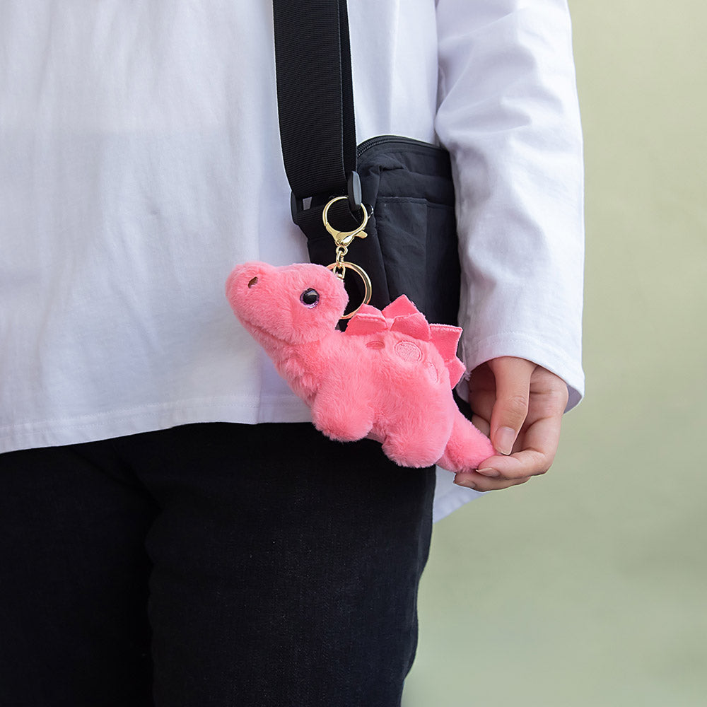 バッグチャーム ぬいぐるみ 恐竜 プテラノドン ステゴサウルス キーホルダー