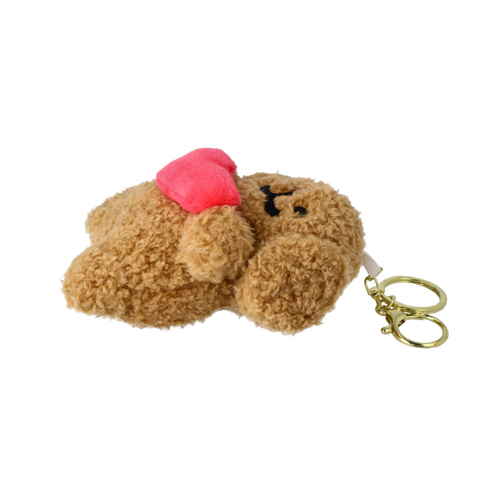 バッグチャーム 犬 ハート ぬいぐるみ マスコット キーホルダー