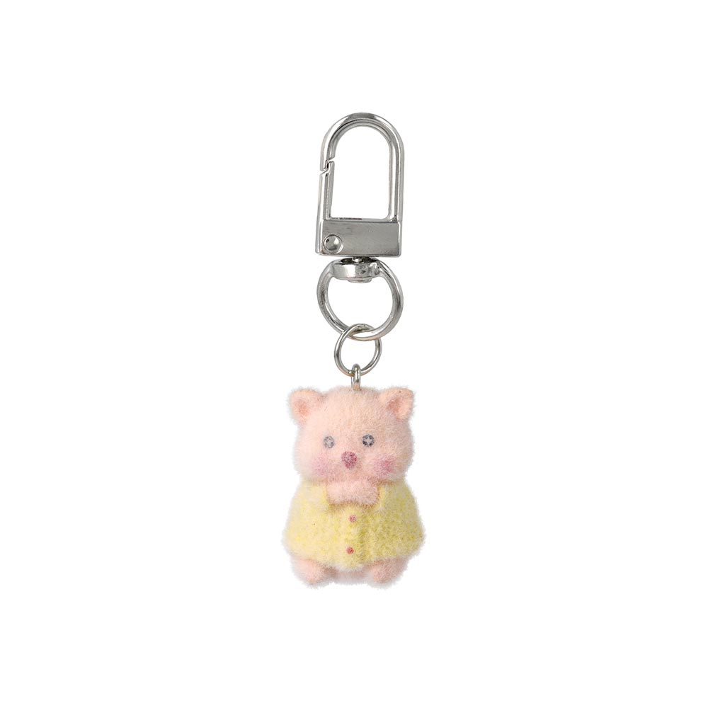 バッグチャーム イヌ ブタ ゾウ フロッキー キーホルダー