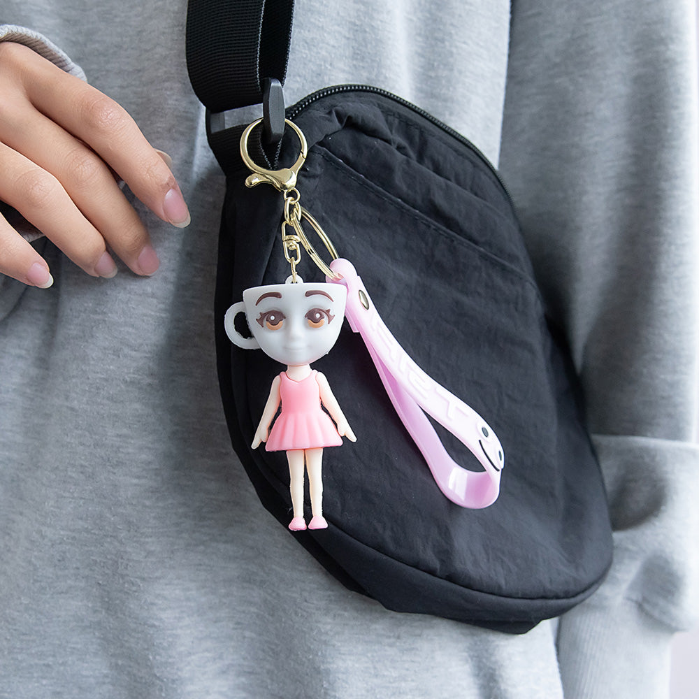 バッグチャーム イタリアンブレインロット / ITALIAN BRAINROT バレリーナ・カプチーナ キーホルダー