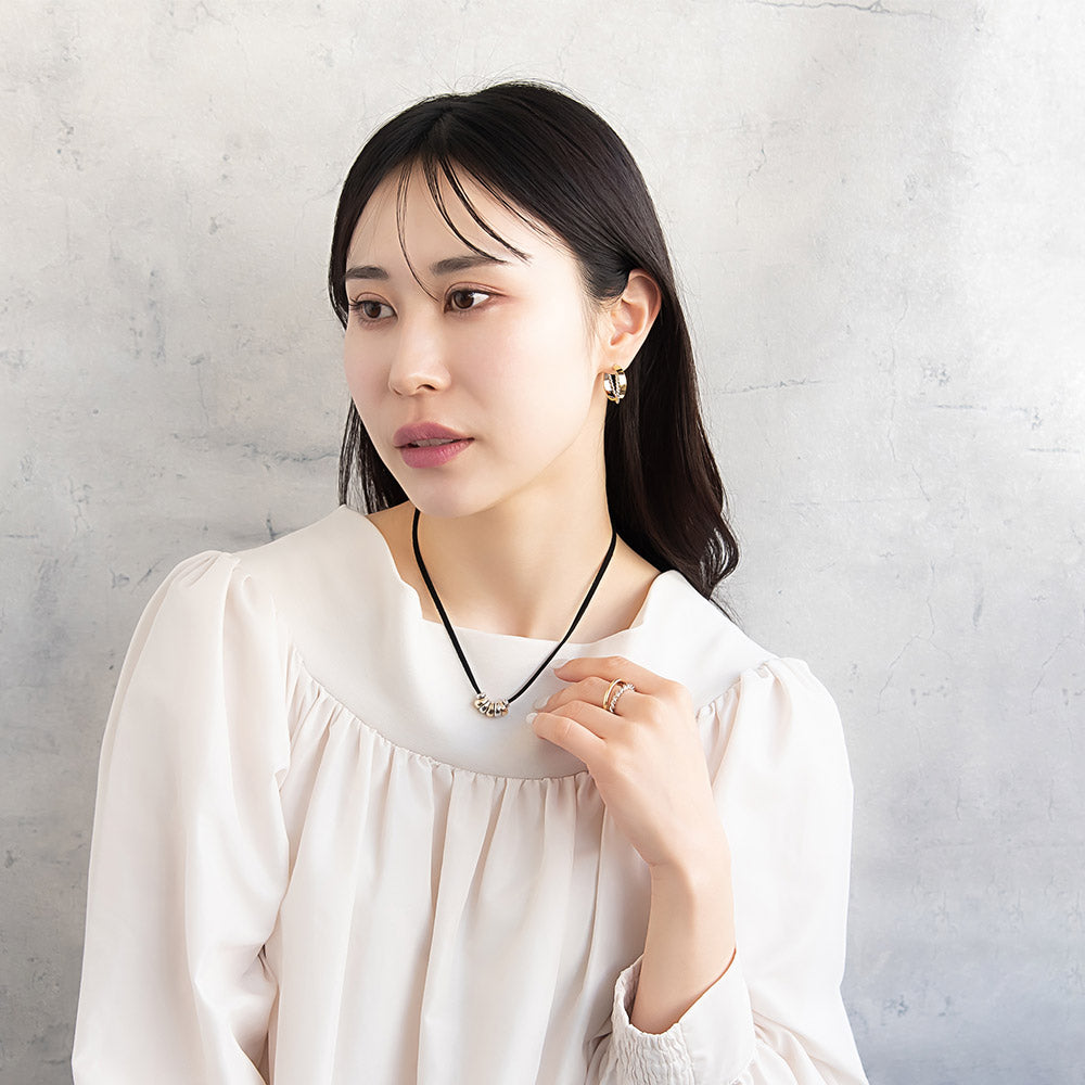 ピアス Combination Metal ニッケルフリー メタル 平 プレート ツイスト クロス ライン ステンレスポスト C型 フープピアス