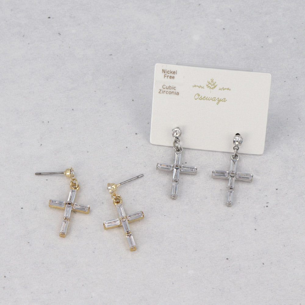 ディールデザインダガーピアス, シルバーホースジルコニアクロスピアスセット 楽天市場】DEAL DESIGN ディールデザイン リブ クロス ピアス 1P