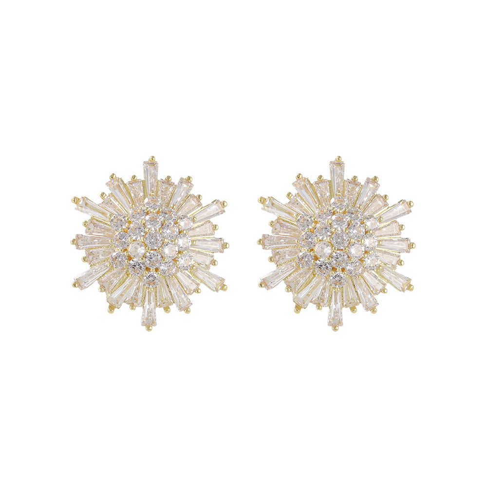 ピアス ニッケルフリー ビジュー キュービックジルコニア スタッドピアス