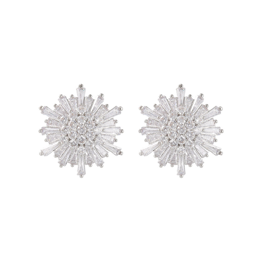 ピアス ニッケルフリー ビジュー キュービックジルコニア スタッドピアス