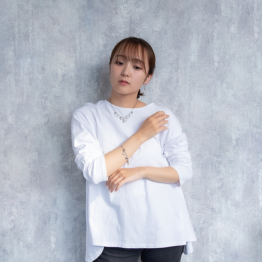 ピアス yura ニッケルフリー メタル リング リボン ユニコーン スター アシンメトリー チタンポスト スタッドピアス