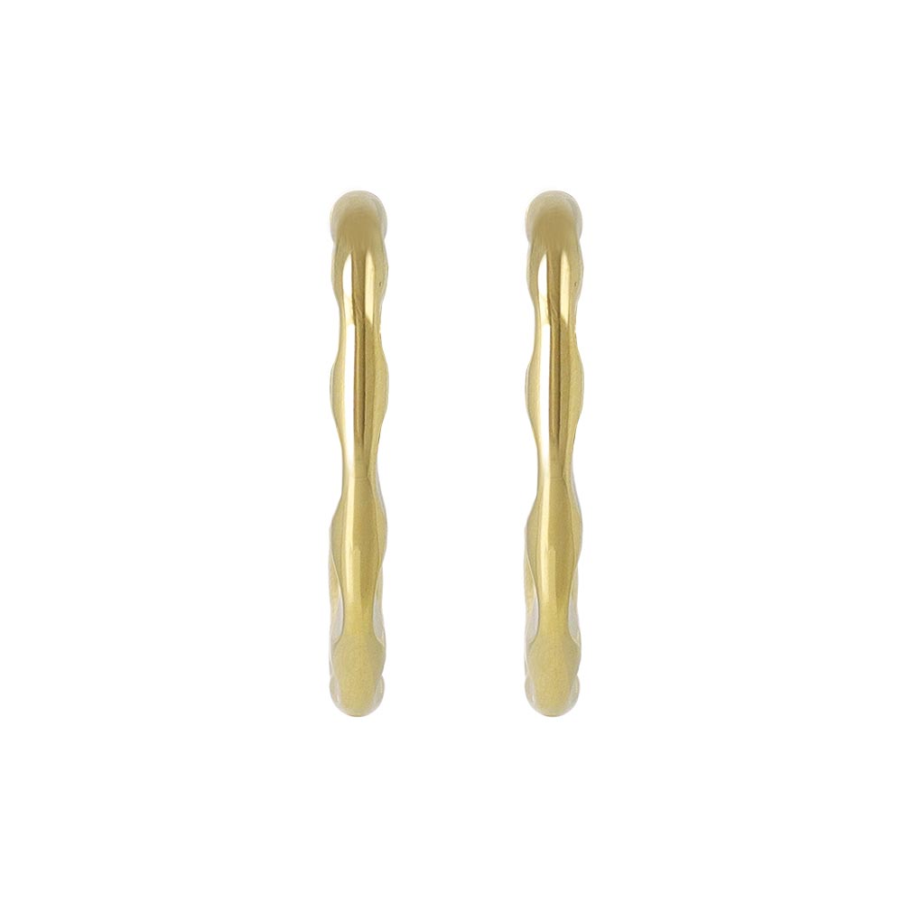 ピアス ニッケルフリー メタル チタンポスト フープピアス