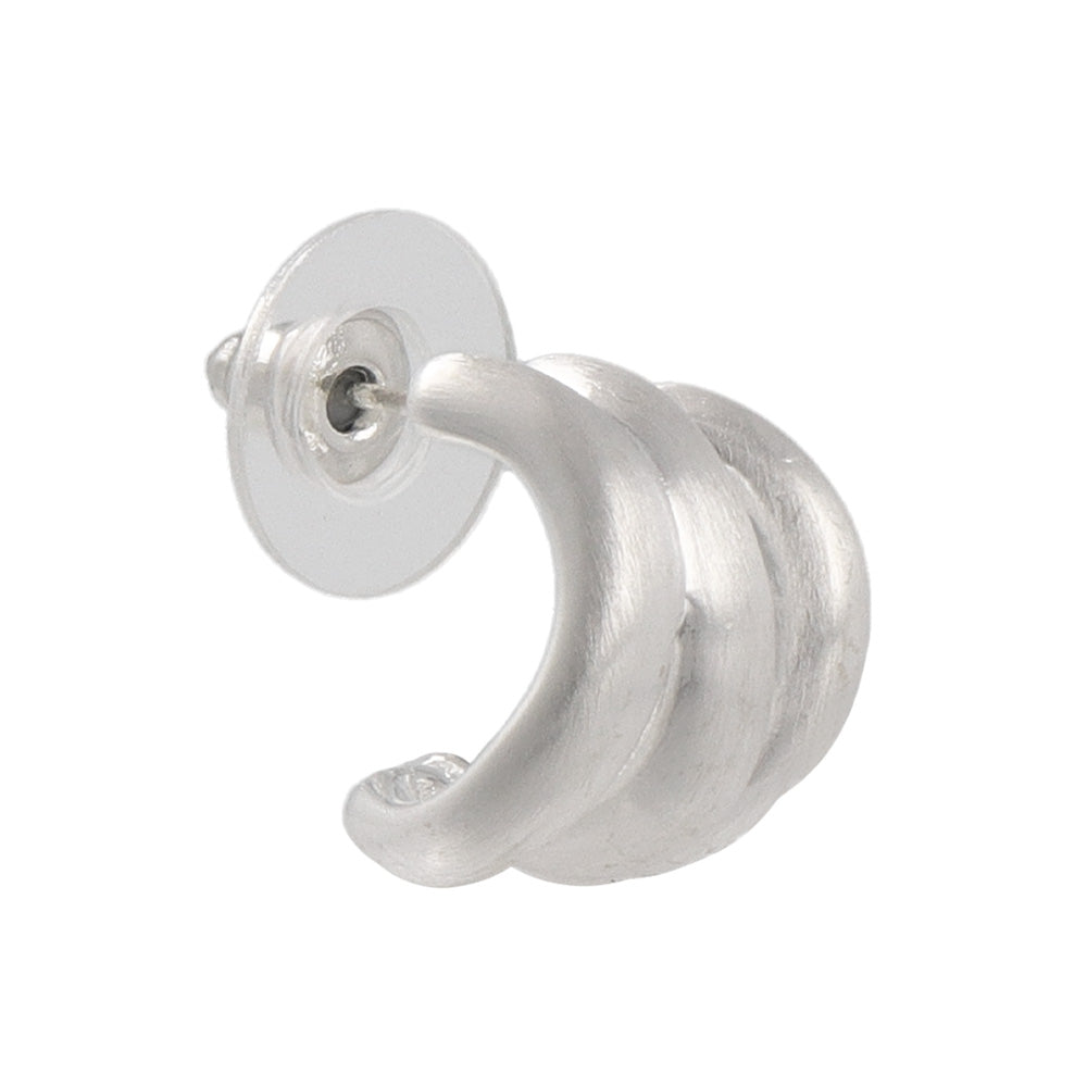 ピアス ニッケルフリー neige. メタル トリプル ライン カーブ C型 スタッドピアス