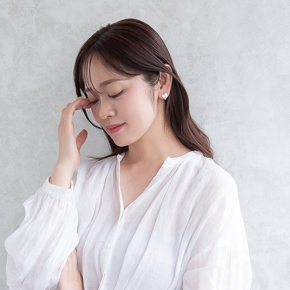 ピアス ニッケルフリー neige. ハート スタッドピアス