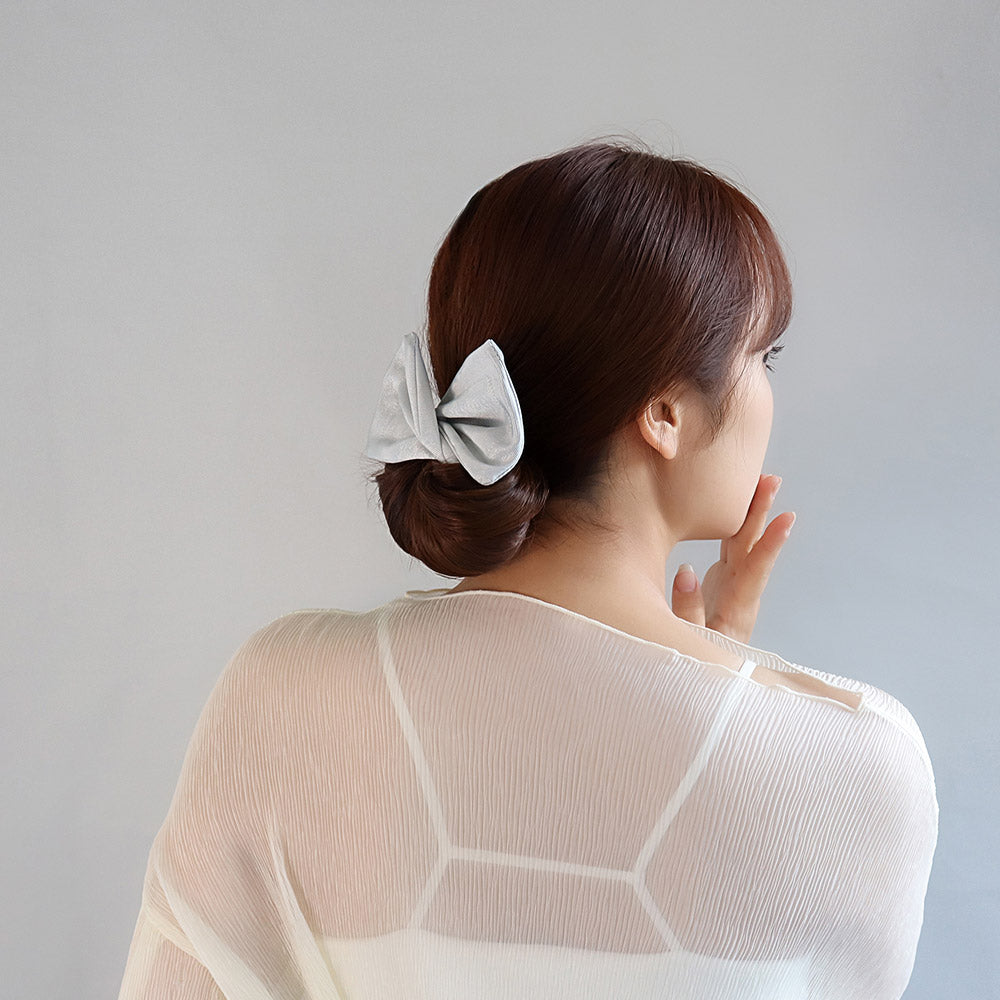 デフトバン ベーシックカラー リボン シニヨン ヘアポニー