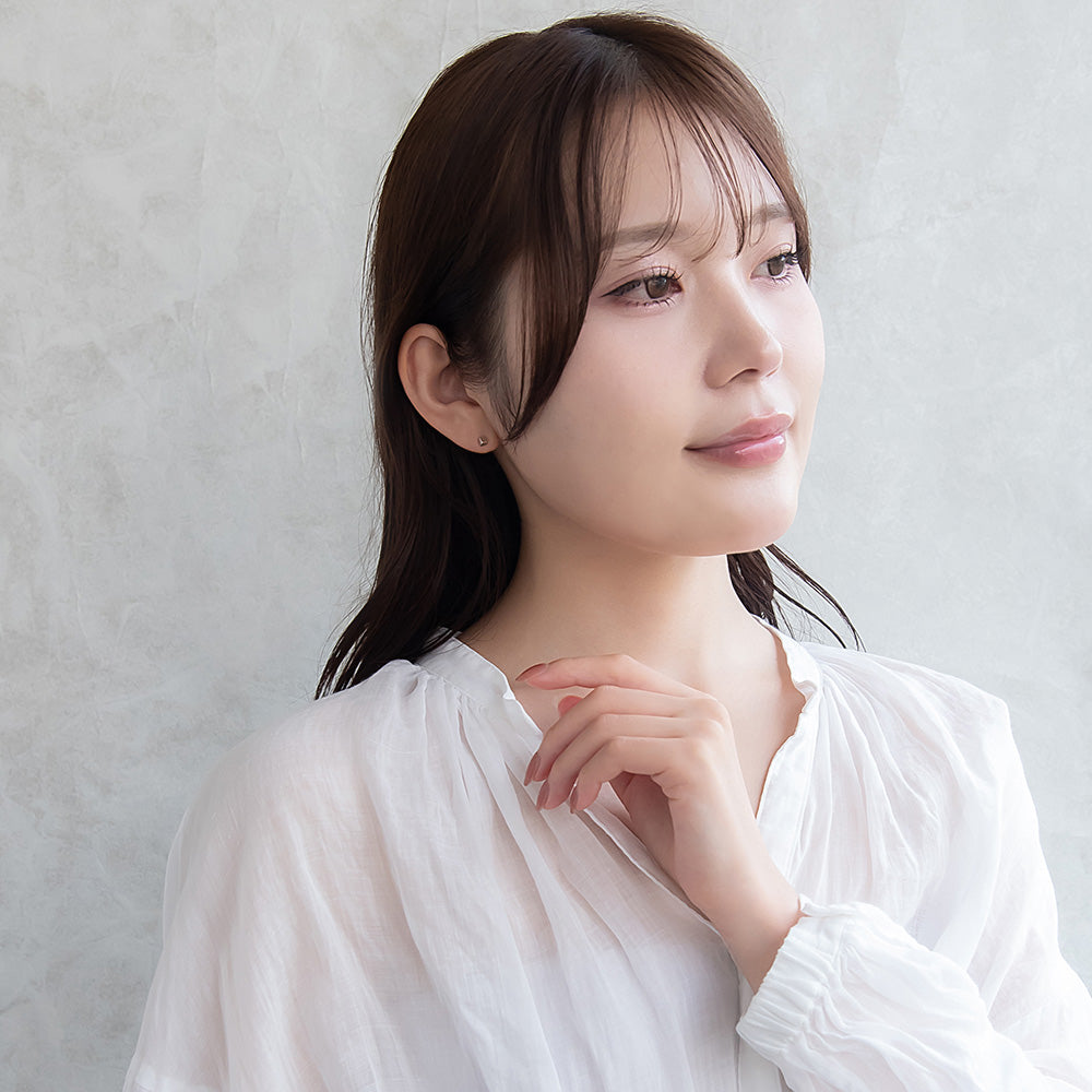 ピアス ニッケルフリー シルバー925 ミニ キューブ スタッドピアス