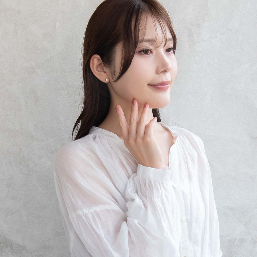 ピアス ニッケルフリー シルバー925 ミニ ボール スタッドピアス