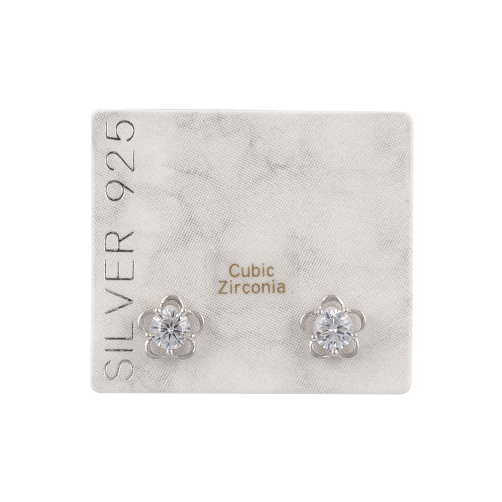 ピアス ニッケルフリー シルバー925 ミニ フラワー スタッドピアス
