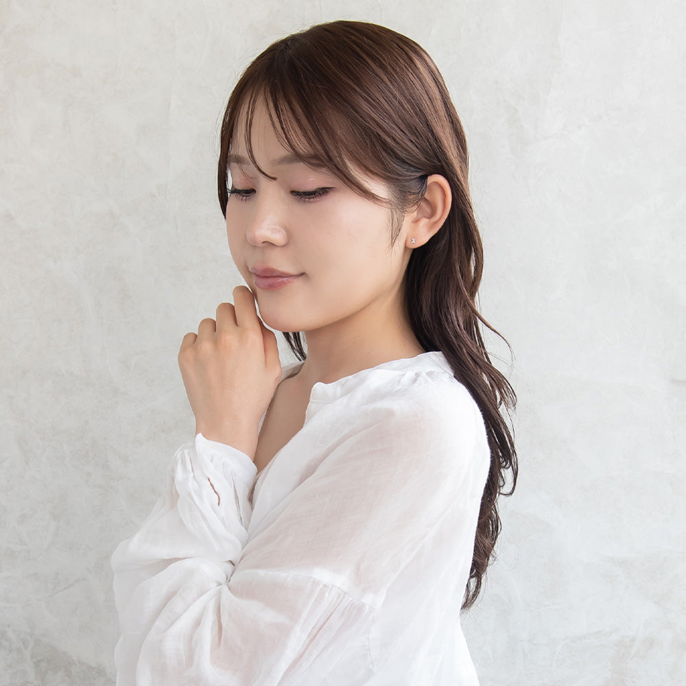 ピアス ニッケルフリー シルバー925 ミニ クロス スタッドピアス