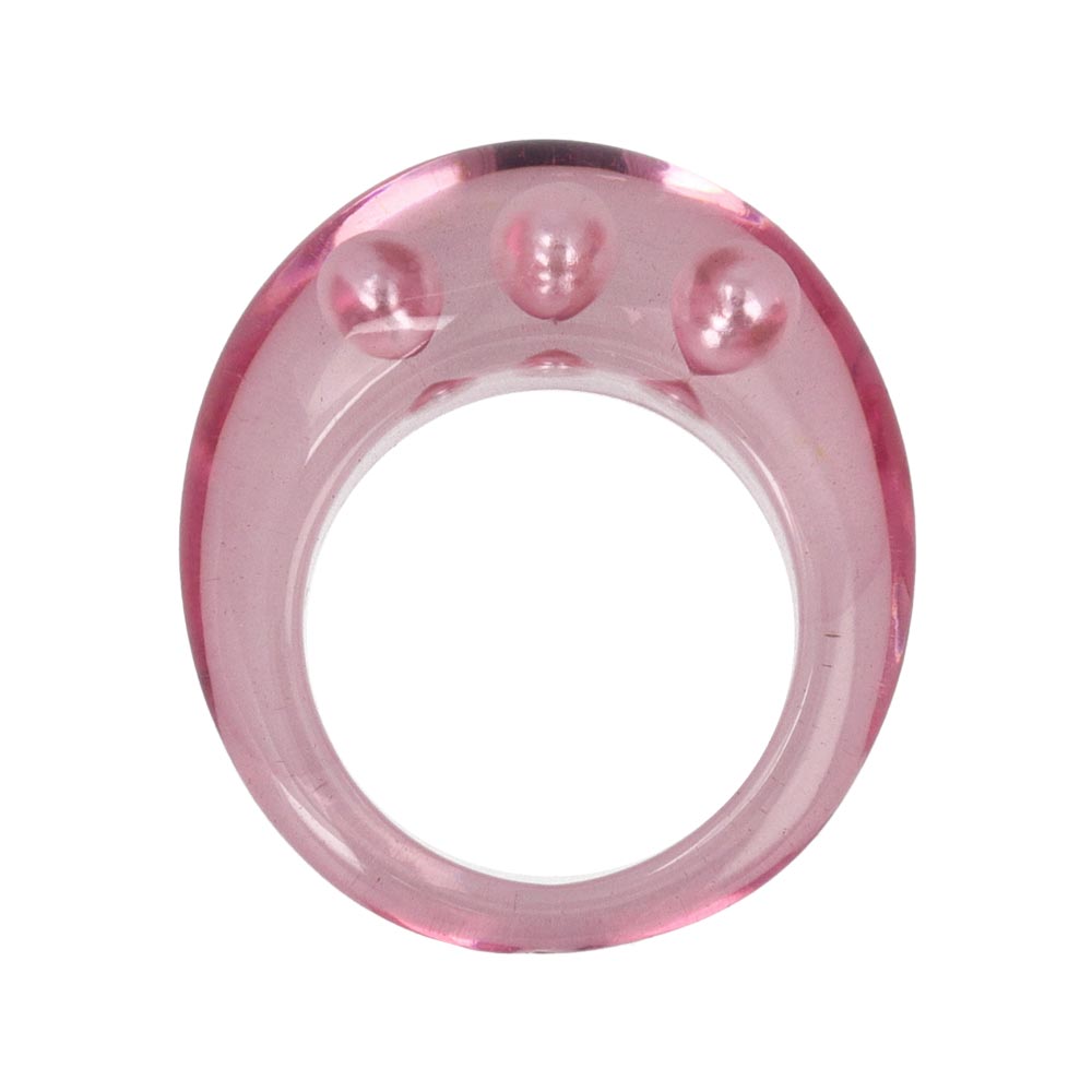 リング メルト ぷっくり ボリューム トリプル パール クリア カラー 12号 指輪