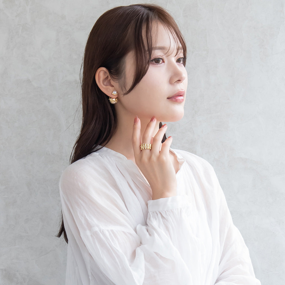 リング ニッケルフリー クロス メタル 15号 指輪