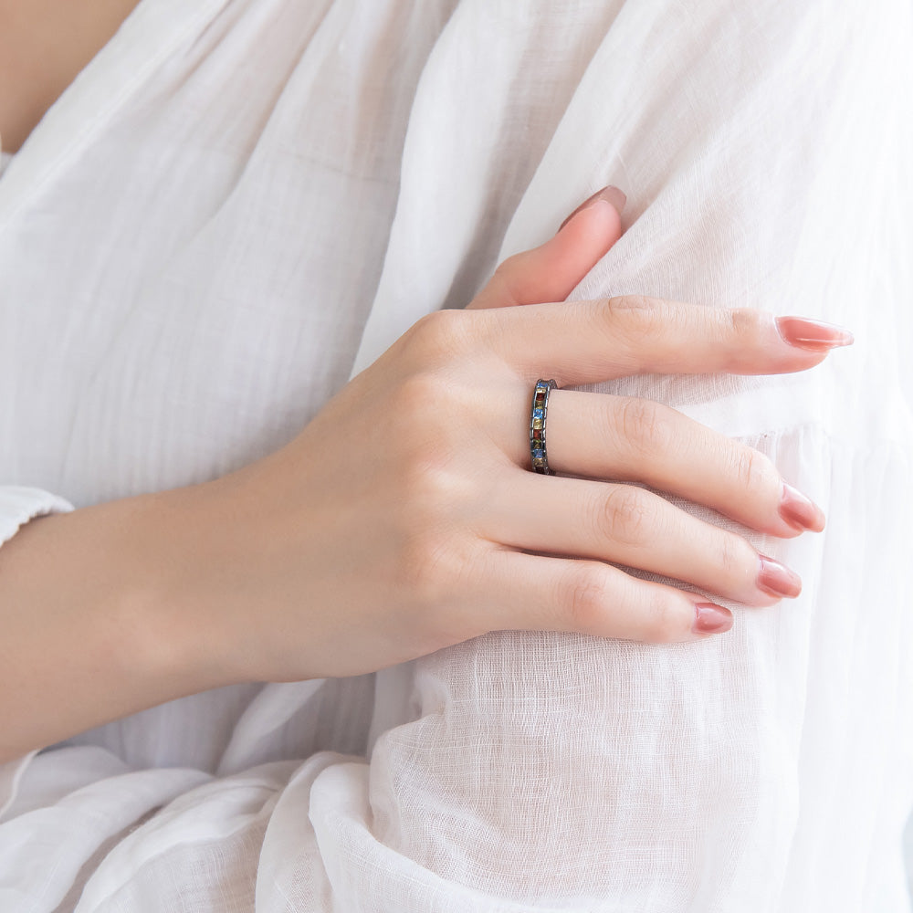 リング ニッケルフリー カラフル キュービックジルコニア 13号 指輪