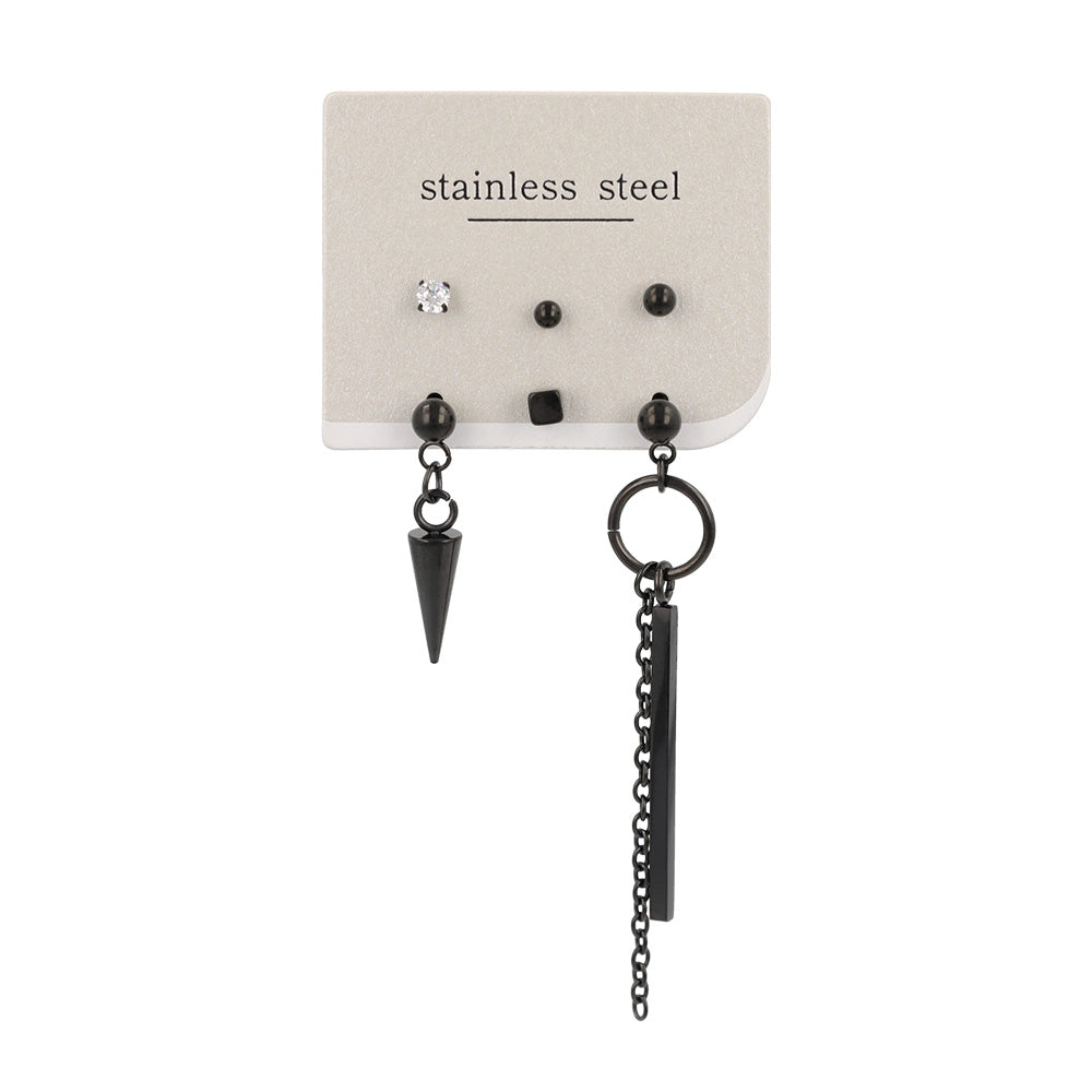 ピアス コーン 6個セット サージカルステンレスポスト スタッドピアス