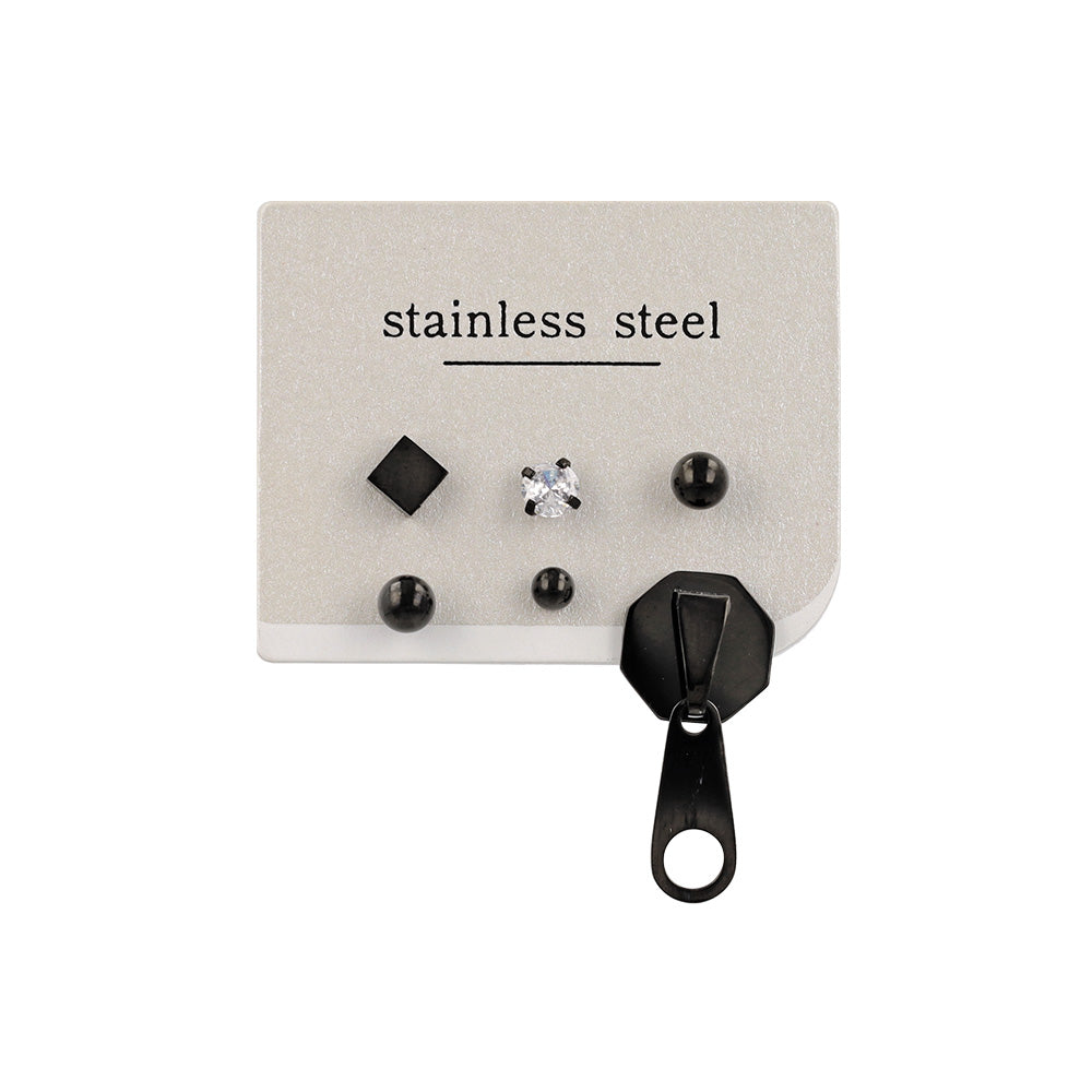 ピアス ファスナー 6個セット サージカルステンレスポスト スタッドピアス