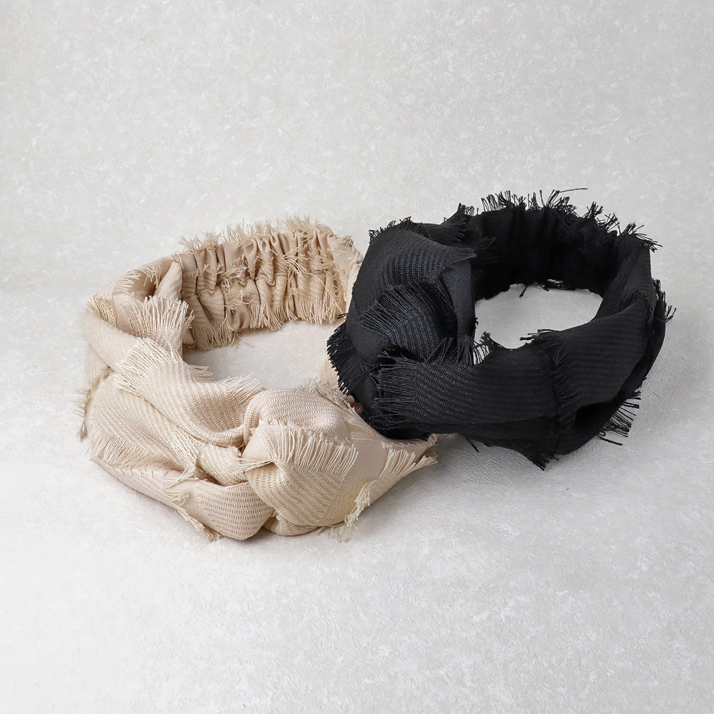 ヘアバンド シャギー センタークロス ワイド ターバン – OSEWAYA