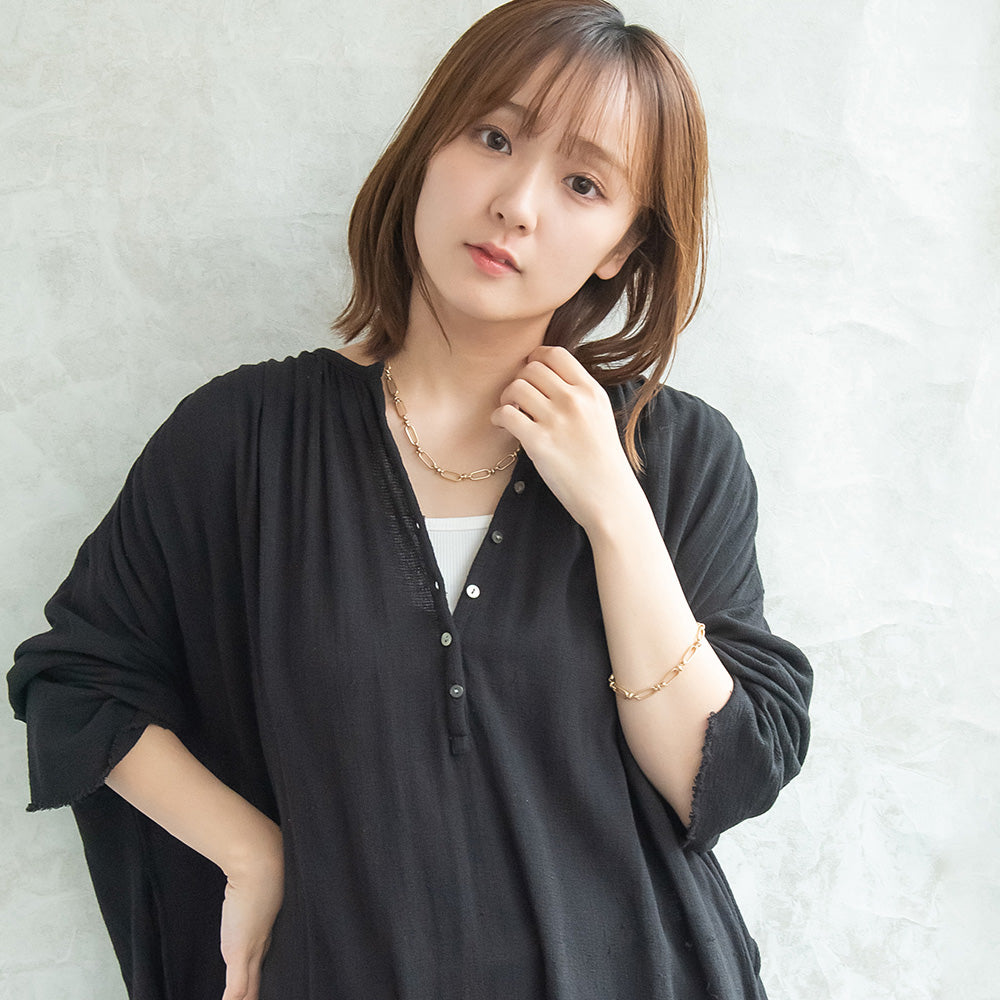 ブレスレット Awesome ニッケルフリー メタル リング オーバル チェーンブレスレット