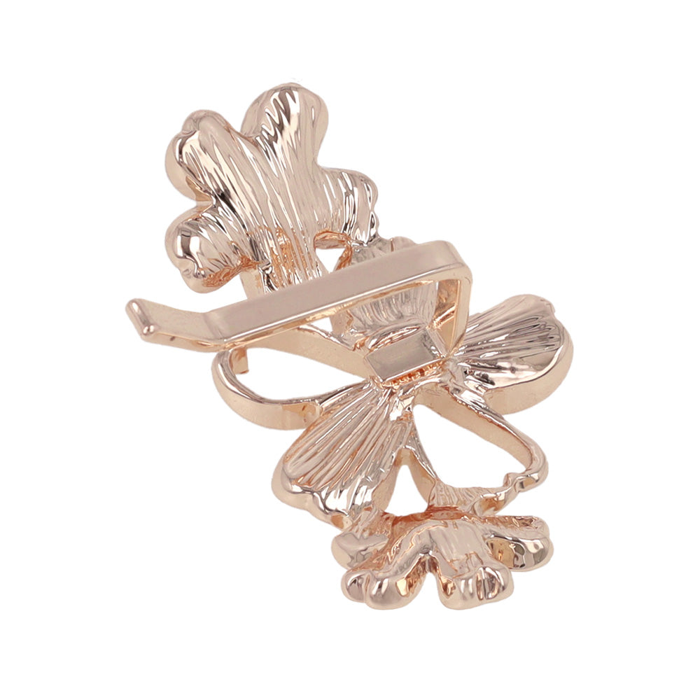 ヘアカフ ニッケルフリー メタル 桜 3輪