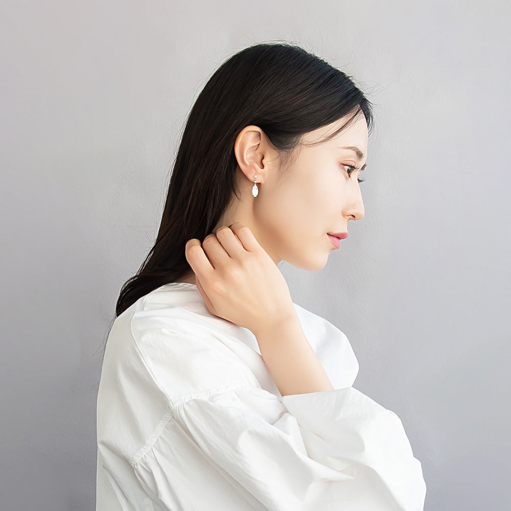 樹脂ピアス ニッケルフリー フクロウ 梟 鳥 雪の結晶 ストーン 4個セット スタッドピアス ドロップピアス