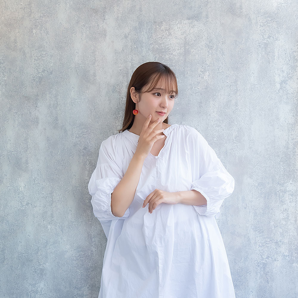 ピアス ニッケルフリー メタル チェリー さくらんぼ クリア カラー バックキャッチ スタッドピアス