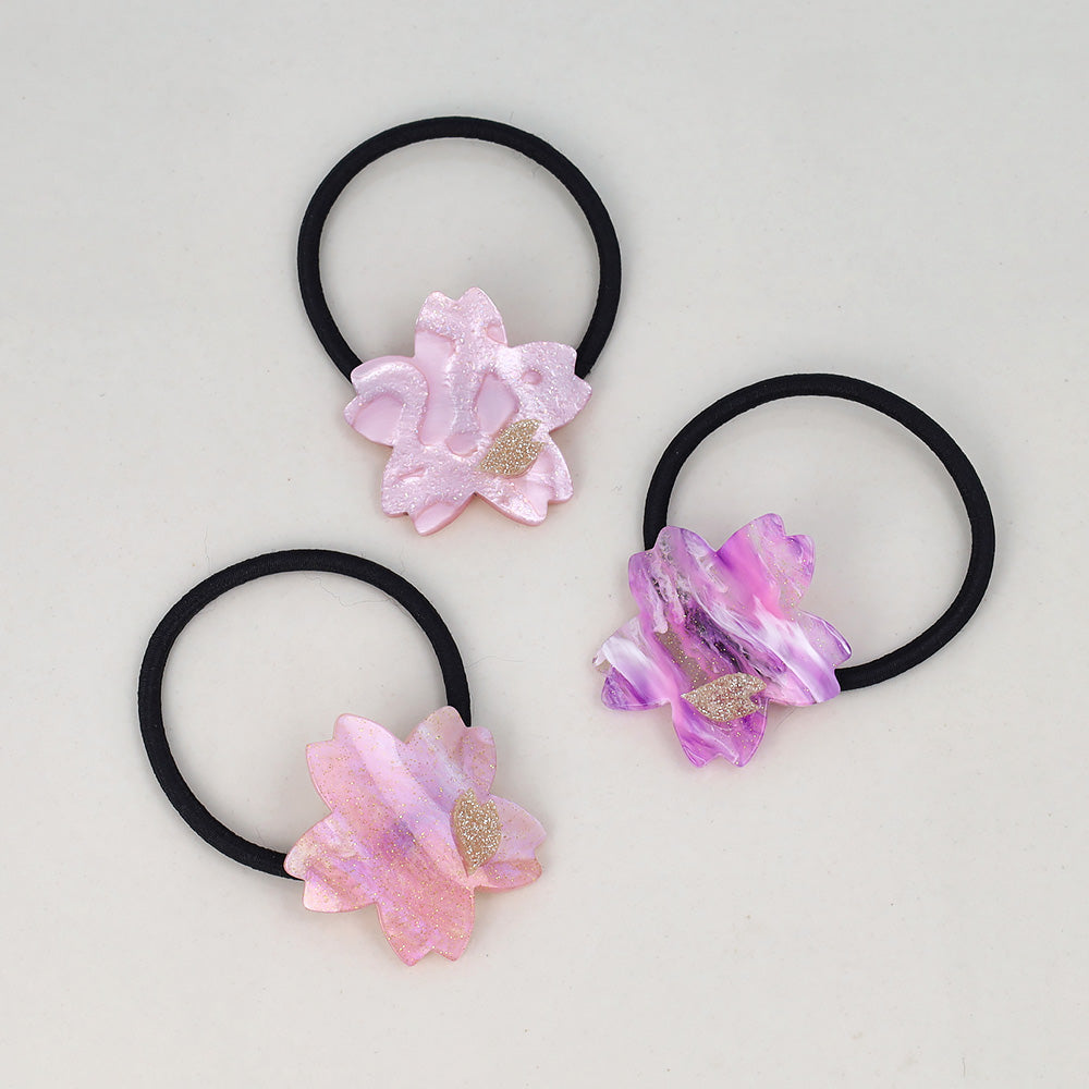 ヘアゴム 桜 ラメ マーブル カラー – OSEWAYAオンラインストア