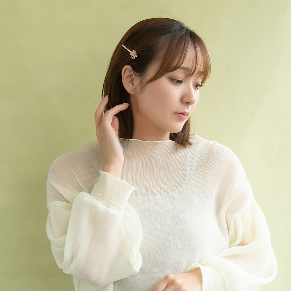 ヘアピン ニッケルフリー メタル 桜 3輪 アメピン