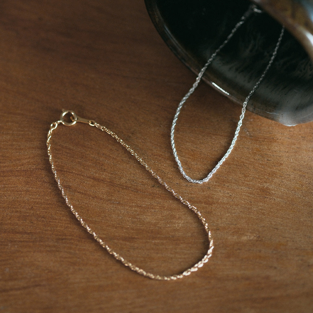 elaia/エライア】 ブレスレット Silver925/K14ゴールドフィルド