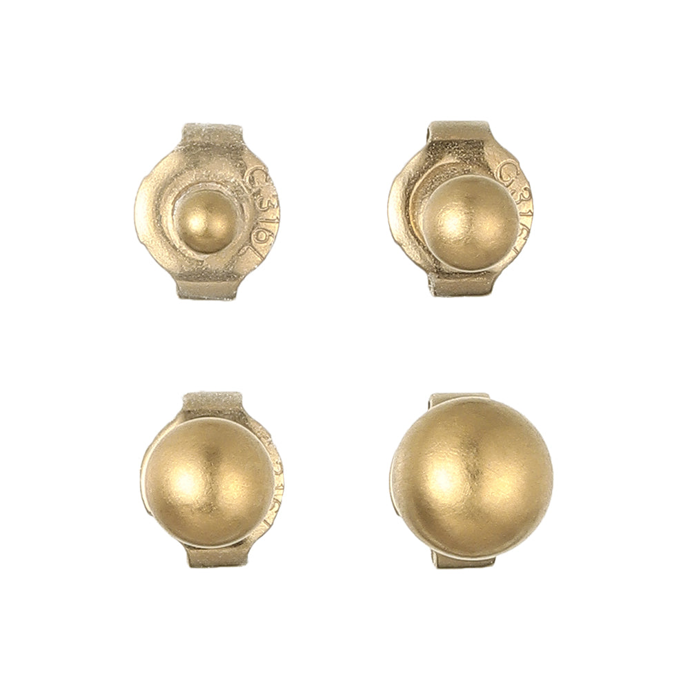 【LIMITED NUMBER】STAINLESS collection ピアス メタル ミニ ボール 4個セット スタッドピアス