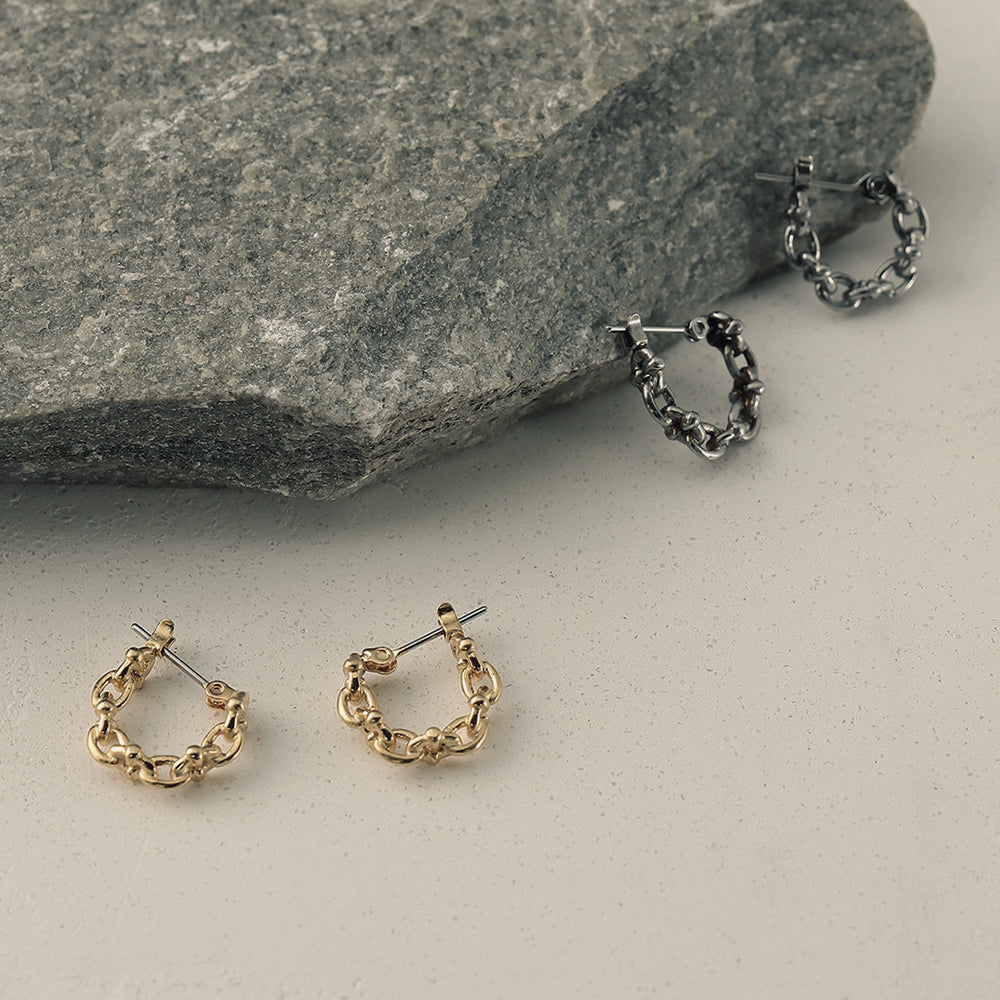 LIMITED NUMBER】STAINLESS collection ピアス メタル デザイン
