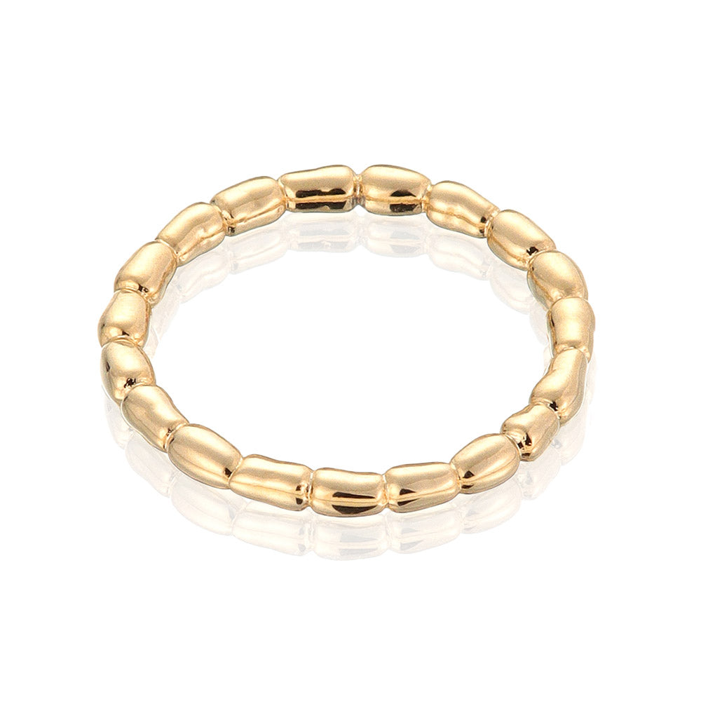 【Suu her.】リング オーバルボール スリム 13号 指輪 オリジナルクリアケース付き