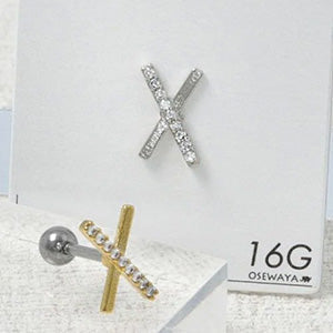 ボディピアス　16G