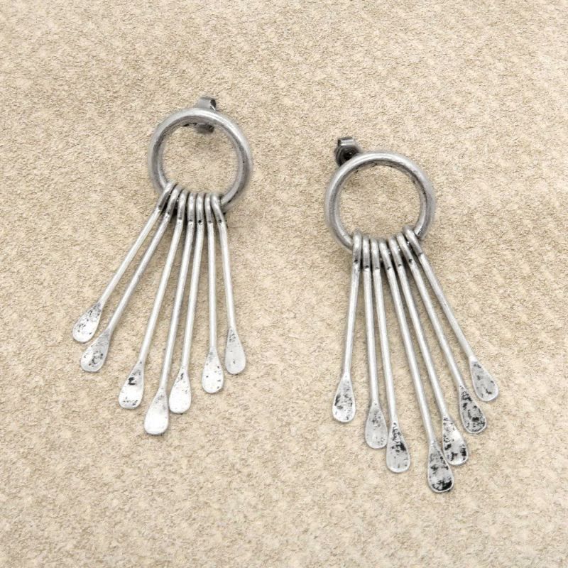 【LIMITED NUMBER】ピアス ニッケルフリー ピーコック チタンポスト ドロップピアス