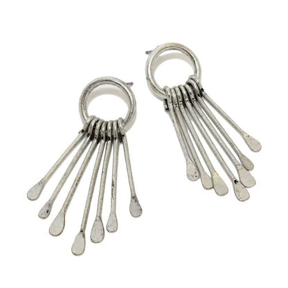 【LIMITED NUMBER】ピアス ニッケルフリー ピーコック チタンポスト ドロップピアス