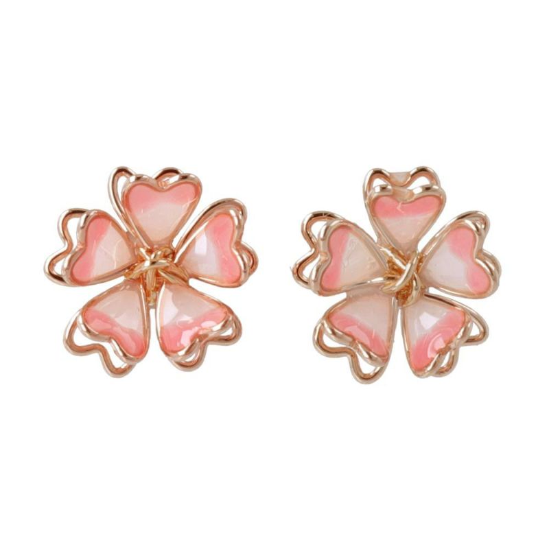 ピアス ニッケルフリー 桜 ワイヤー フラワー チタンポストピアス